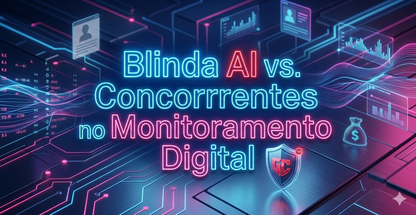 Blinda AI vs. Concorrentes no Monitoramento Digital